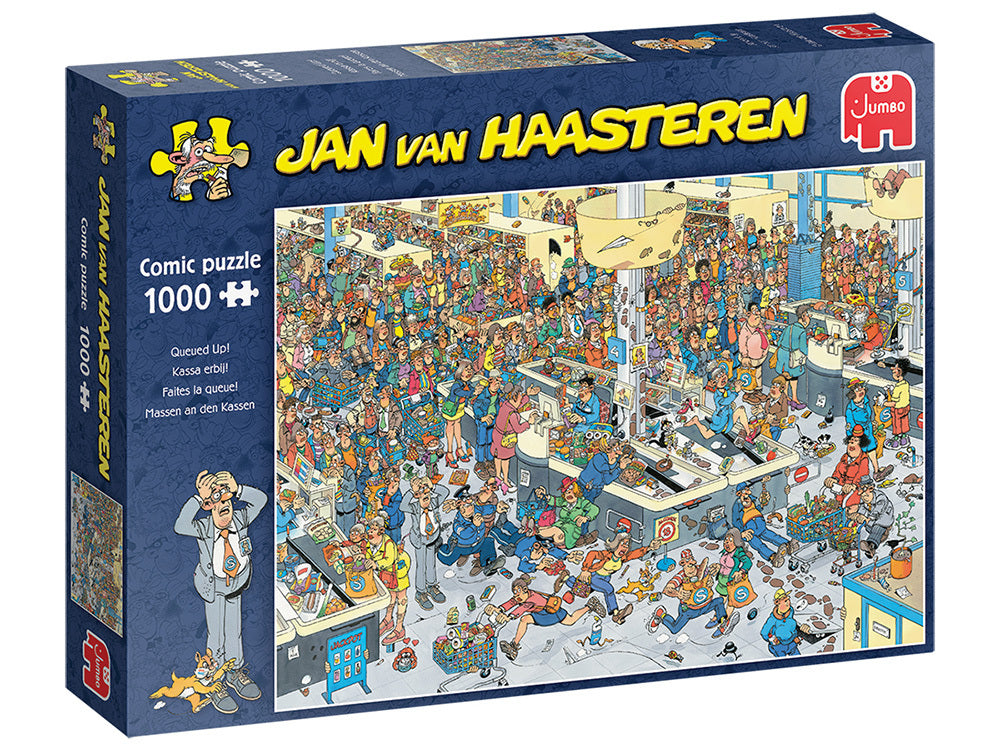 Jan Van Haasteren Puzzle 1000pc - Queued Up