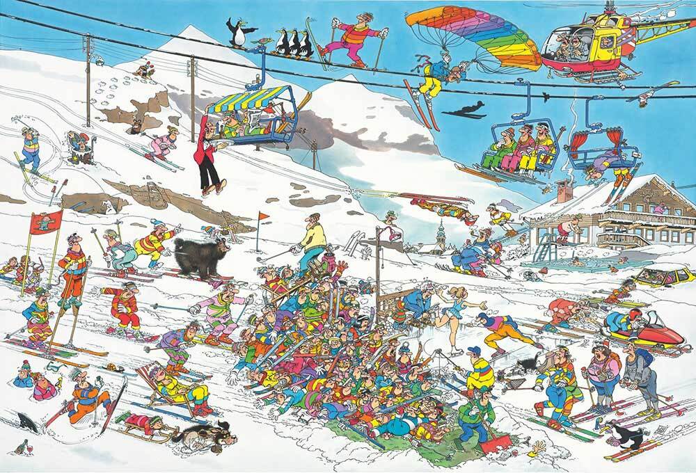 Jan Van Haasteren Puzzle 1000pc - Break A Leg