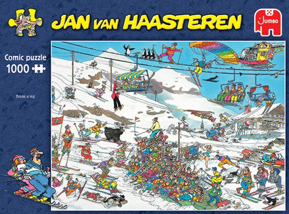 Jan Van Haasteren Puzzle 1000pc - Break A Leg