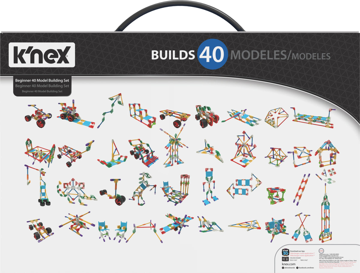 k'nex Building Sets - Beginner 40 Model Building Set