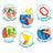 The Very Hungry Caterpillar Clip-on Soft Book - Let's Count