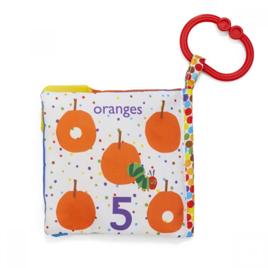 The Very Hungry Caterpillar Clip-on Soft Book - Let's Count
