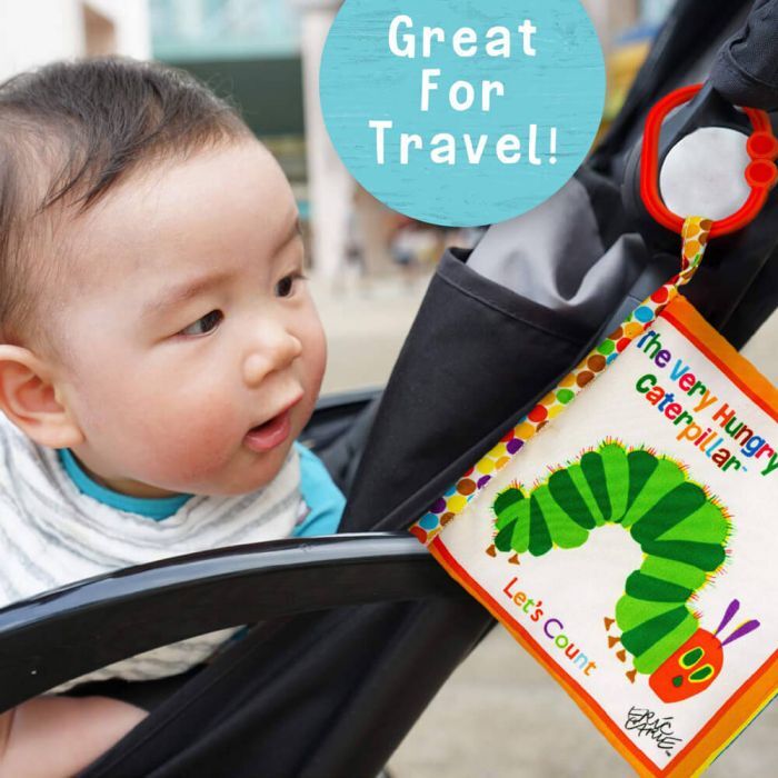 The Very Hungry Caterpillar Clip-on Soft Book - Let's Count