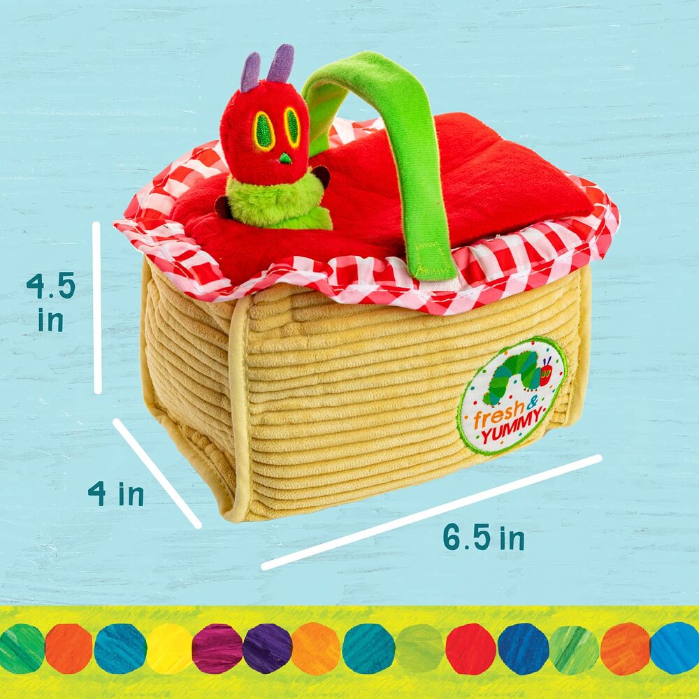 The Very Hungry Caterpillar Picnic Basket Plush Playset - 7pc