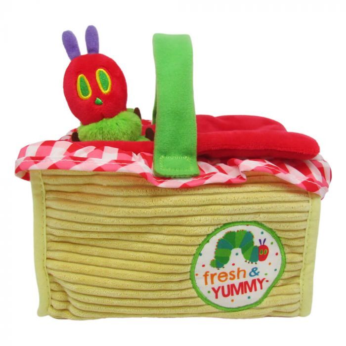 The Very Hungry Caterpillar Picnic Basket Plush Playset - 7pc