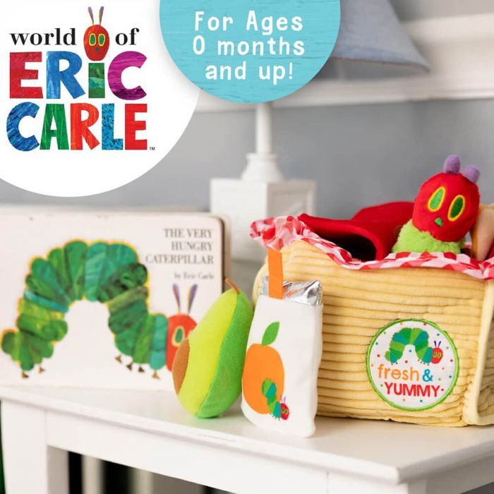 The Very Hungry Caterpillar Picnic Basket Plush Playset - 7pc