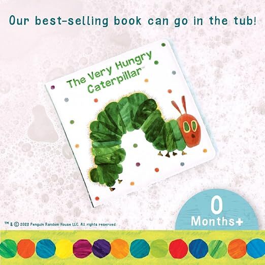 The Very Hungry Caterpillar Vinyl Bath Book