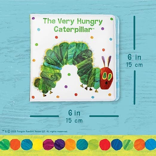 The Very Hungry Caterpillar Vinyl Bath Book