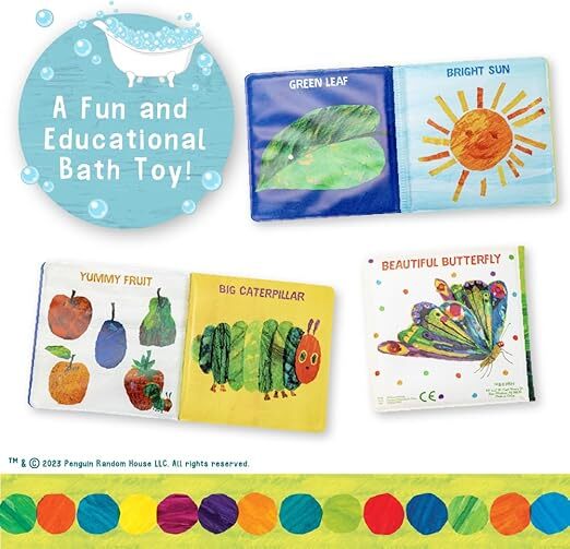 The Very Hungry Caterpillar Vinyl Bath Book