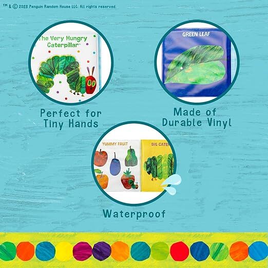 The Very Hungry Caterpillar Vinyl Bath Book