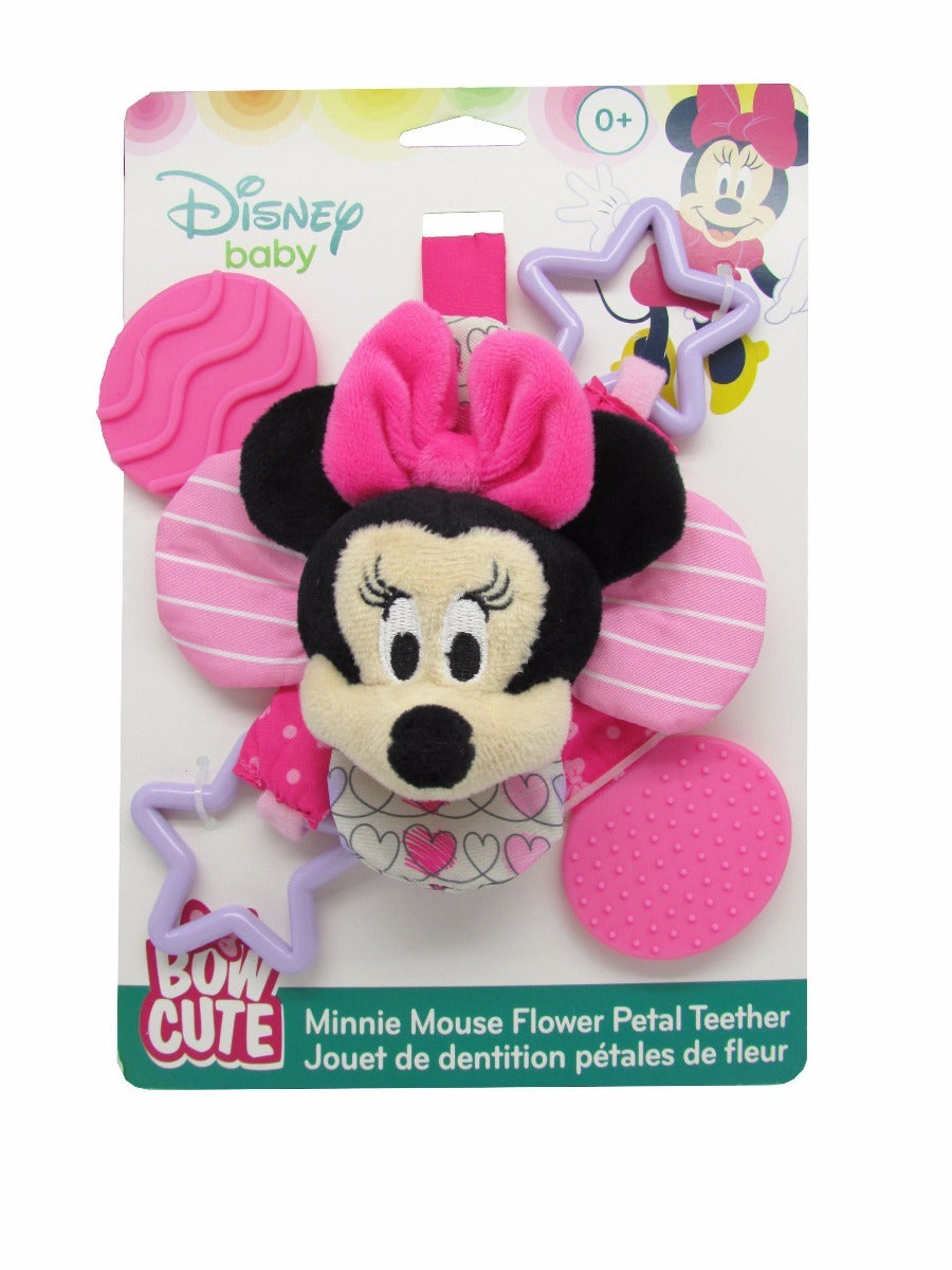 Disney Baby Mini Mouse Bow Cute - Petal Teether Rattle