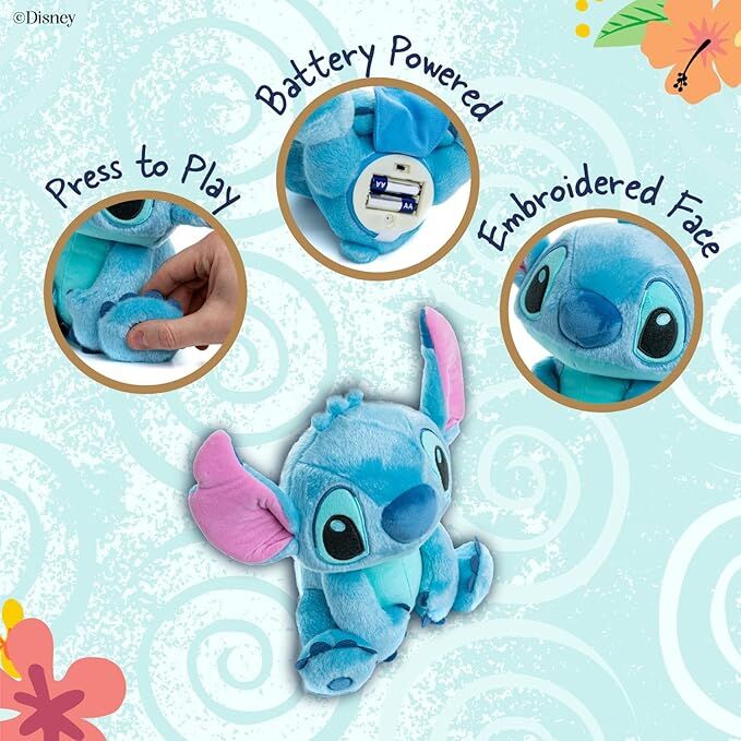 Disney Baby Stitch - Animated Laughing Plush