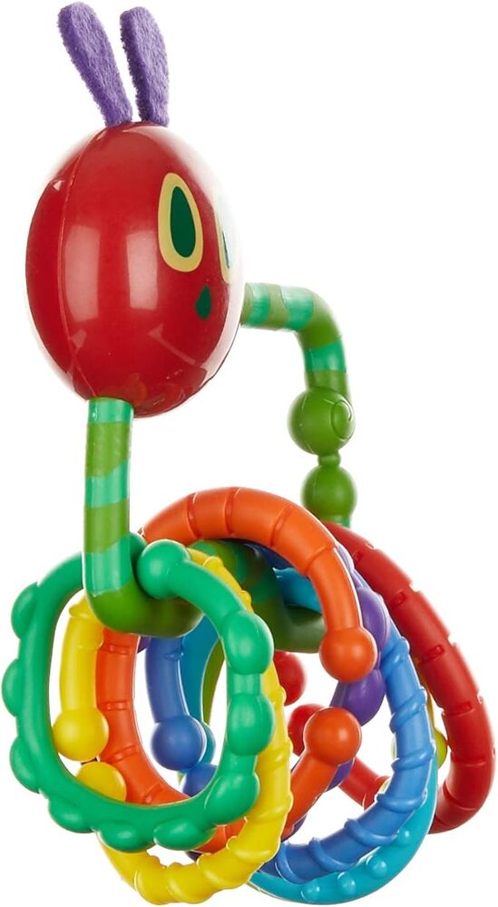 The Very Hungry Caterpillar Teething Rattle with Links