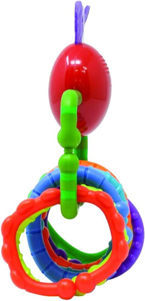 The Very Hungry Caterpillar Teething Rattle with Links