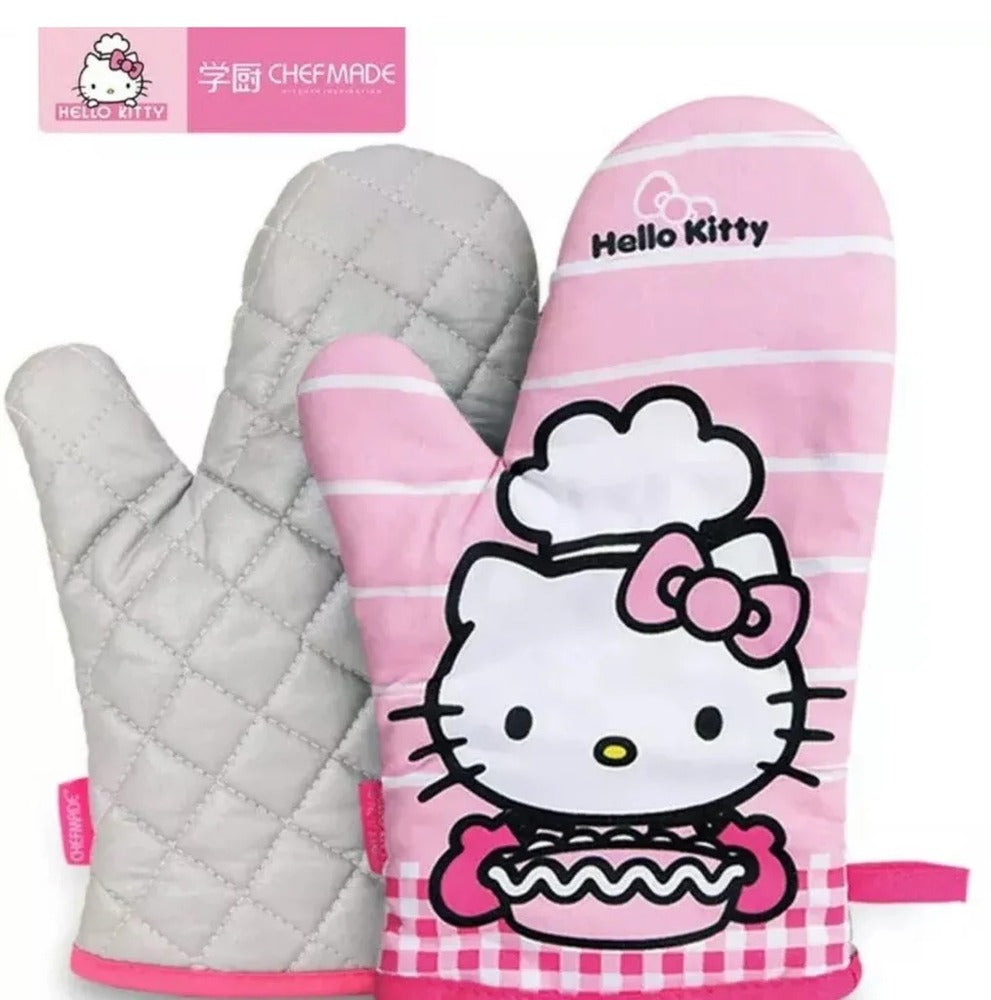 Chefmade x Sanrio - Hello Kitty Oven Mitts (Set of 2) - Pastry Chef