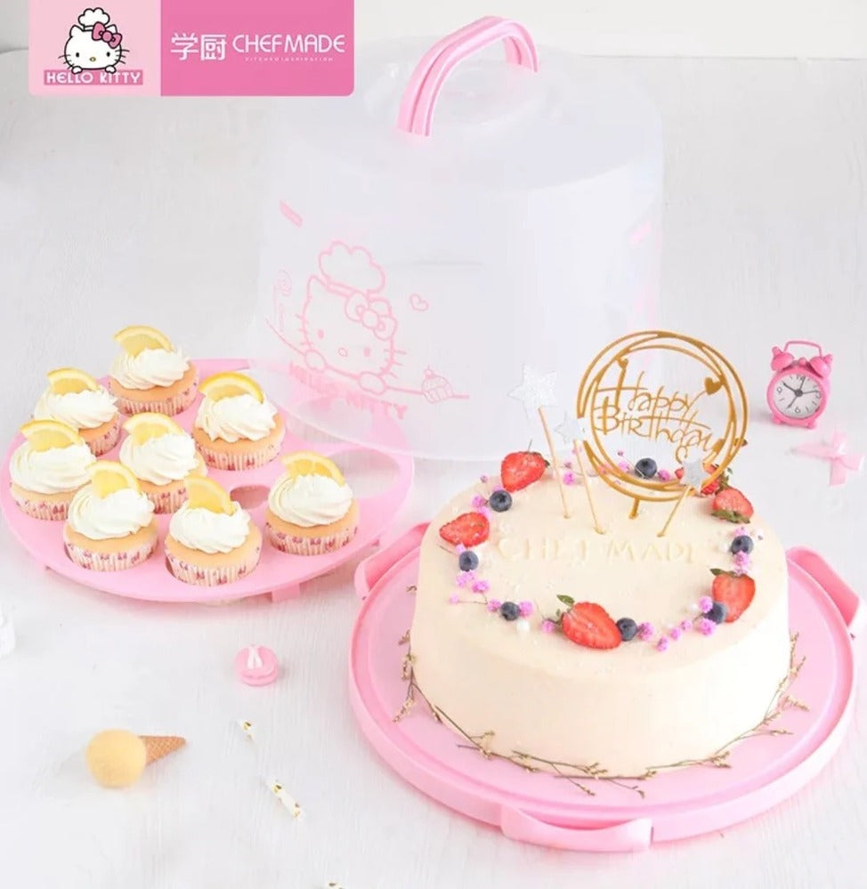 Chefmade x Sanrio - Hello Kitty Cake & Cupcake Carrier