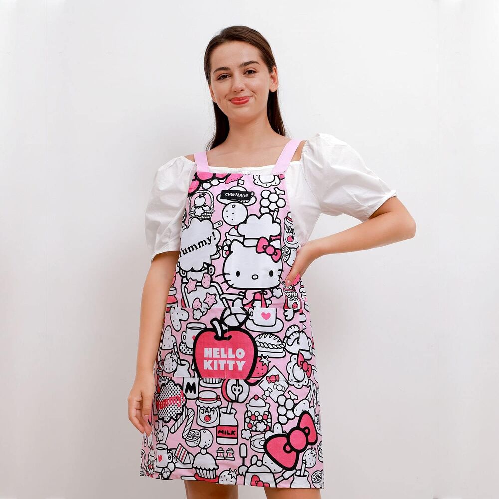 Chefmade x Sanrio - Hello Kitty Apron - Yummy Tea Time