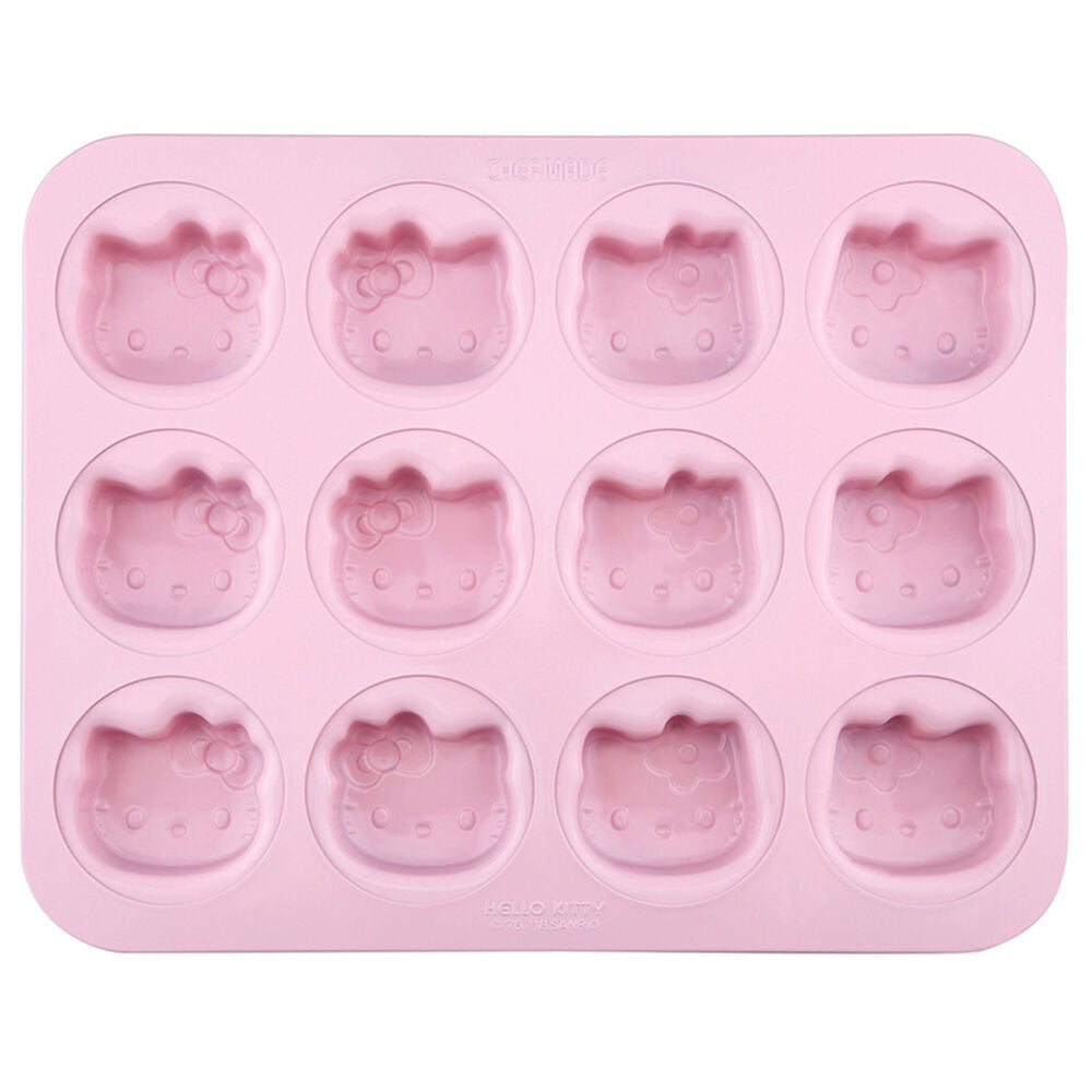 Chefmade x Sanrio - Hello Kitty Non-Stick 12 Cupcake Pan