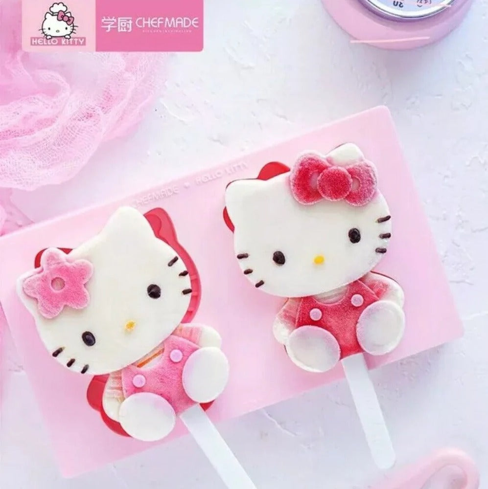 Chefmade x Sanrio - Hello Kitty Shape Silicone Ice Cream Mold
