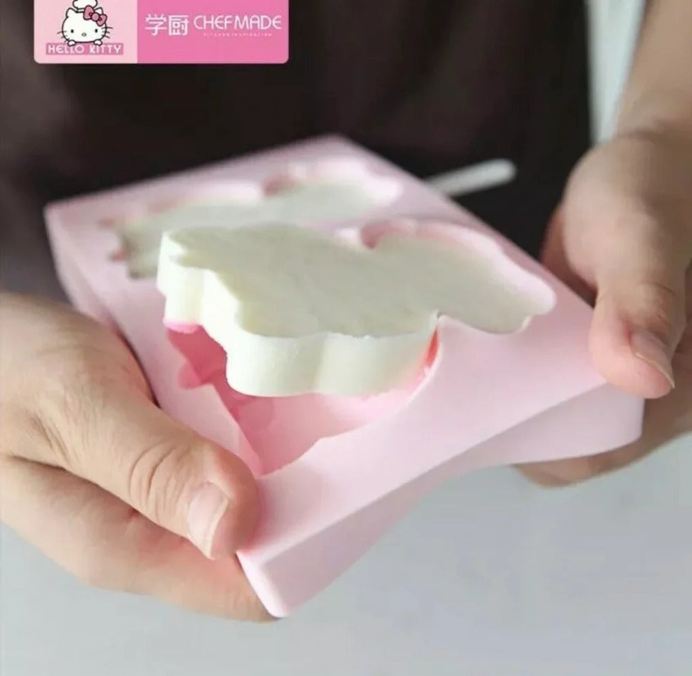 Chefmade x Sanrio - Hello Kitty Shape Silicone Ice Cream Mold