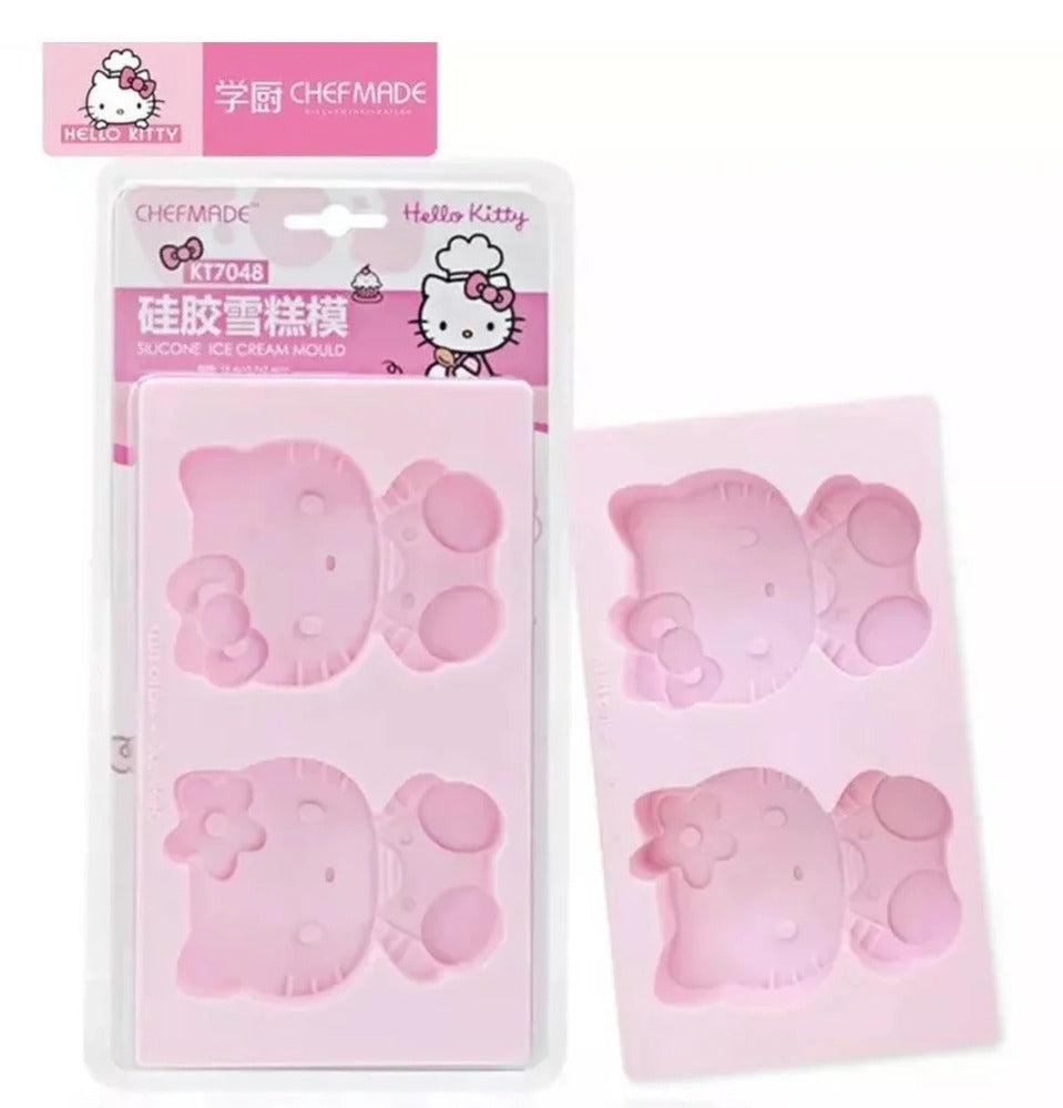 Chefmade x Sanrio - Hello Kitty Shape Silicone Ice Cream Mold