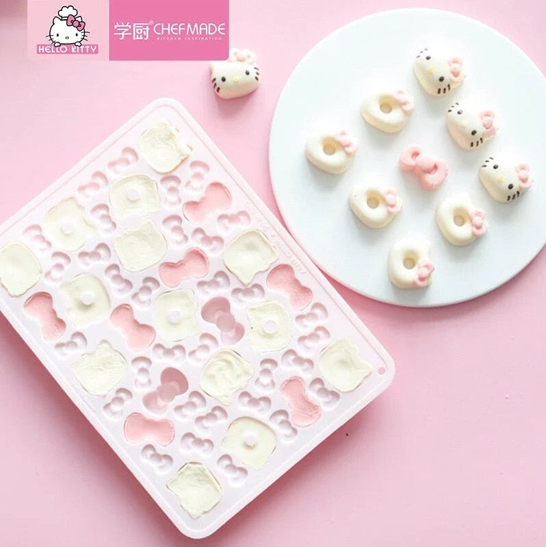Chefmade x Sanrio - Hello Kitty Shape Silicone Chocolate Mold