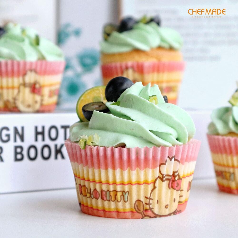 Chefmade x Sanrio - Hello Kitty Paper Cupcake Liners (Pack of 100) - Chef