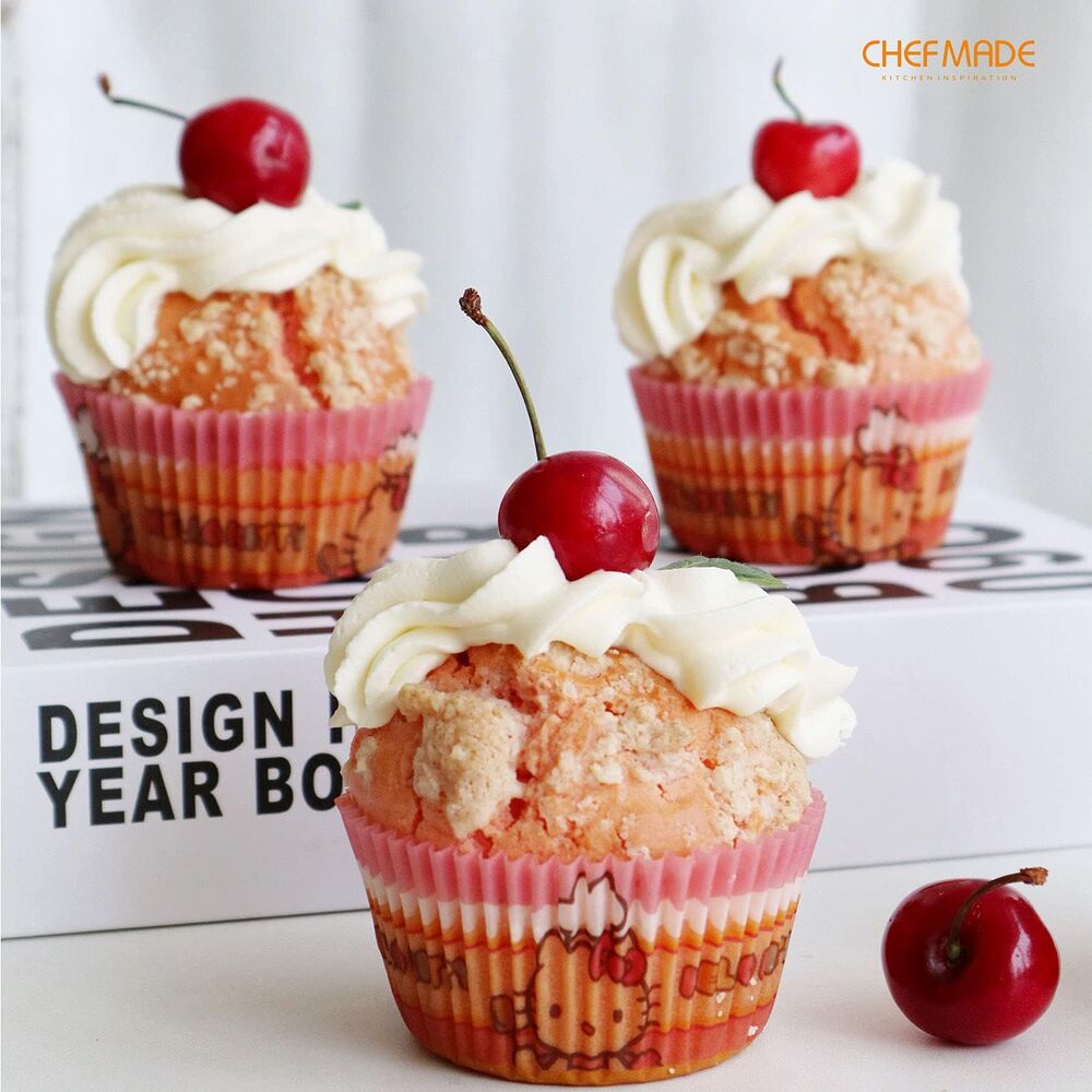 Chefmade x Sanrio - Hello Kitty Paper Cupcake Liners (Pack of 100) - Chef