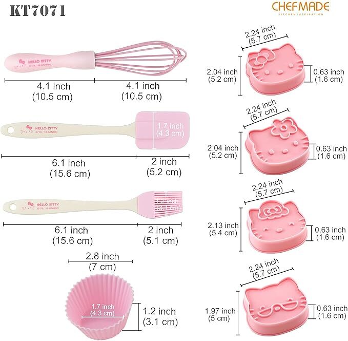 Chefmade x Sanrio - Hello Kitty Kids 15pc Baking Set