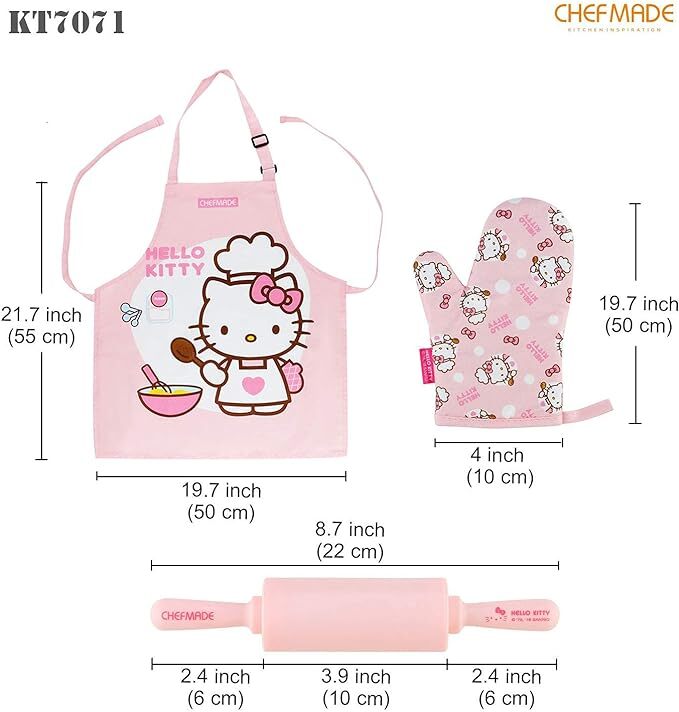 Chefmade x Sanrio - Hello Kitty Kids 15pc Baking Set
