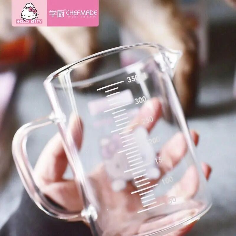 Chefmade x Sanrio - Hello Kitty Glass Measuring Cup 350ml