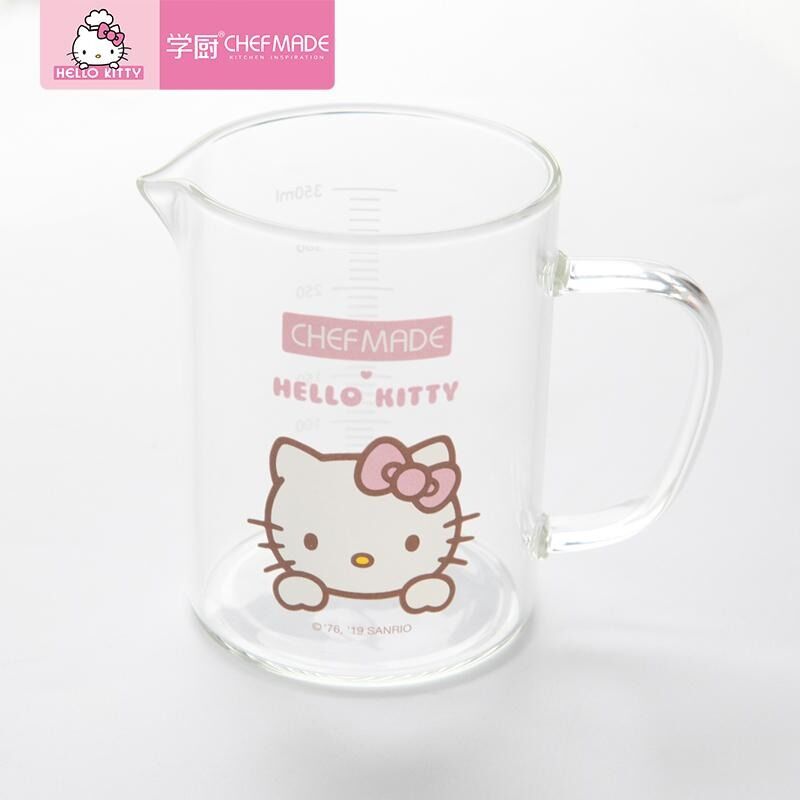 Chefmade x Sanrio - Hello Kitty Glass Measuring Cup 350ml