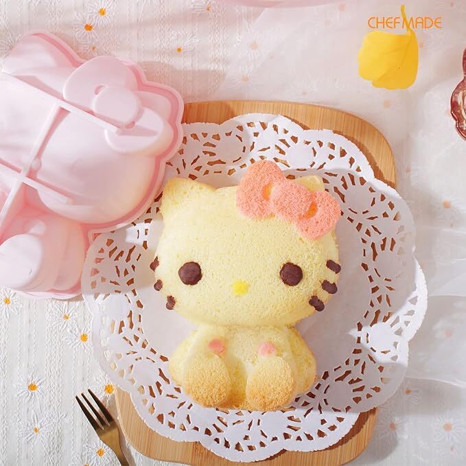 Chefmade x Sanrio - Hello Kitty Silicone Cake Mold 4inch