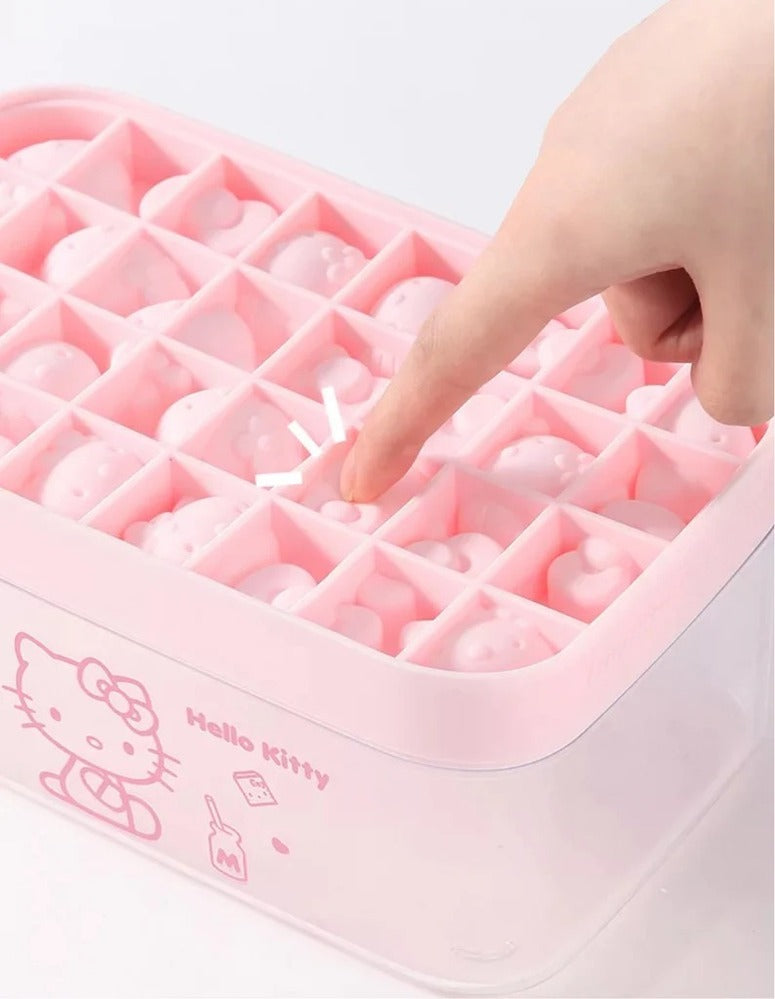 Chefmade x Sanrio - Hello Kitty Ice Cube Tray with Lid & Bin