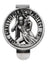 Pewter Visor Clip - St. Christopher