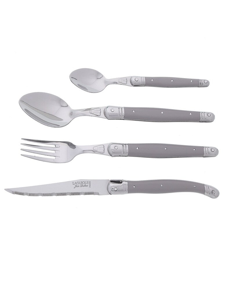 Jean Dubost Laguiole Maison - 24pc Cutlery Set Grey