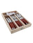 Jean Dubost Laguiole Maison - 24pc Cutlery Set Brick Red
