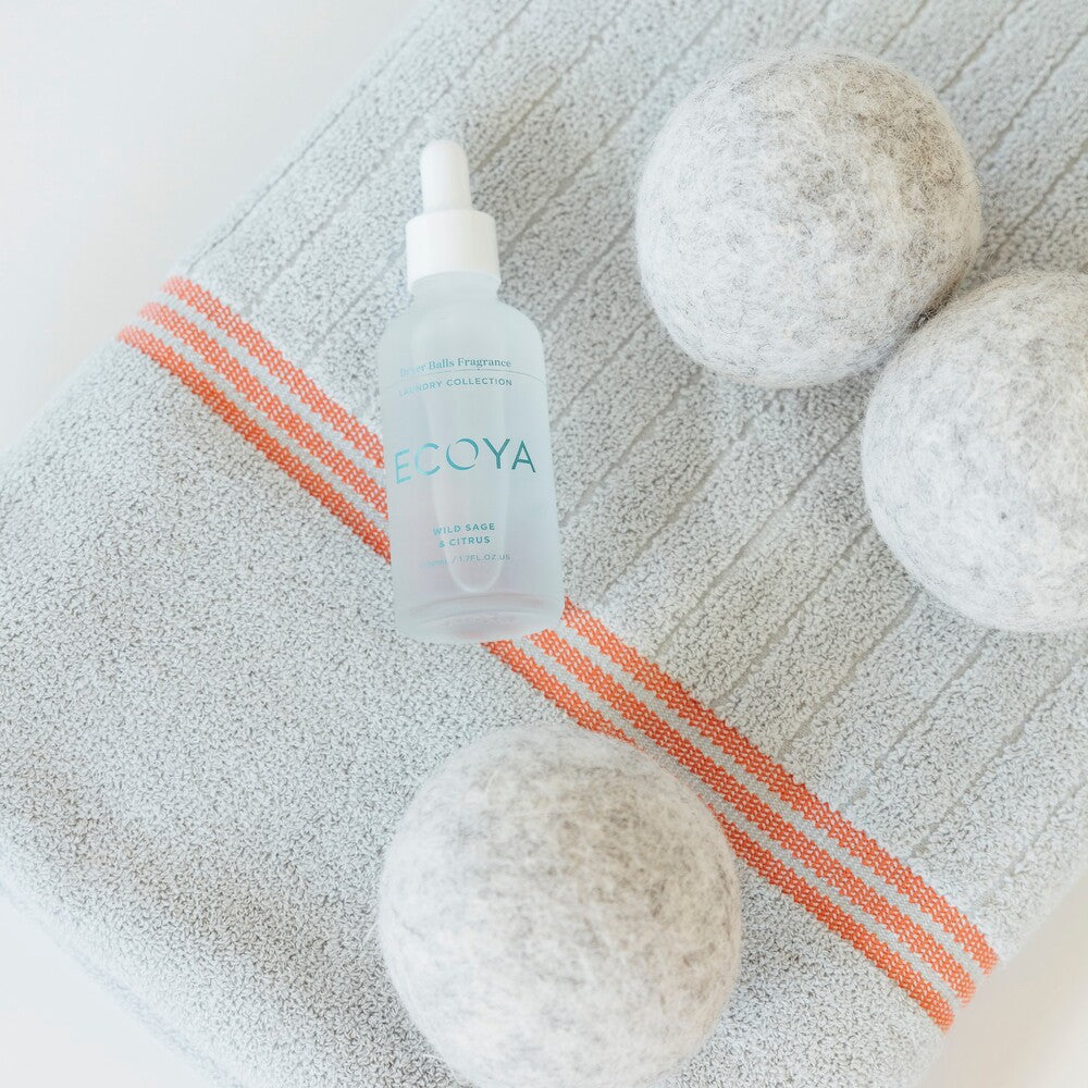 Ecoya Laundry Dryer Ball Set - Wild Sage & Citrus