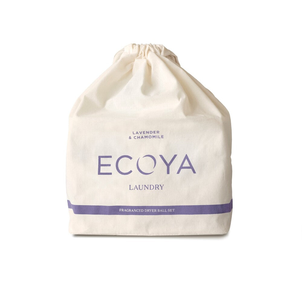 Ecoya Laundry Dryer Ball Set - Lavender & Chamomile