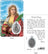 St. Lucy Souvenir Card and Charm
