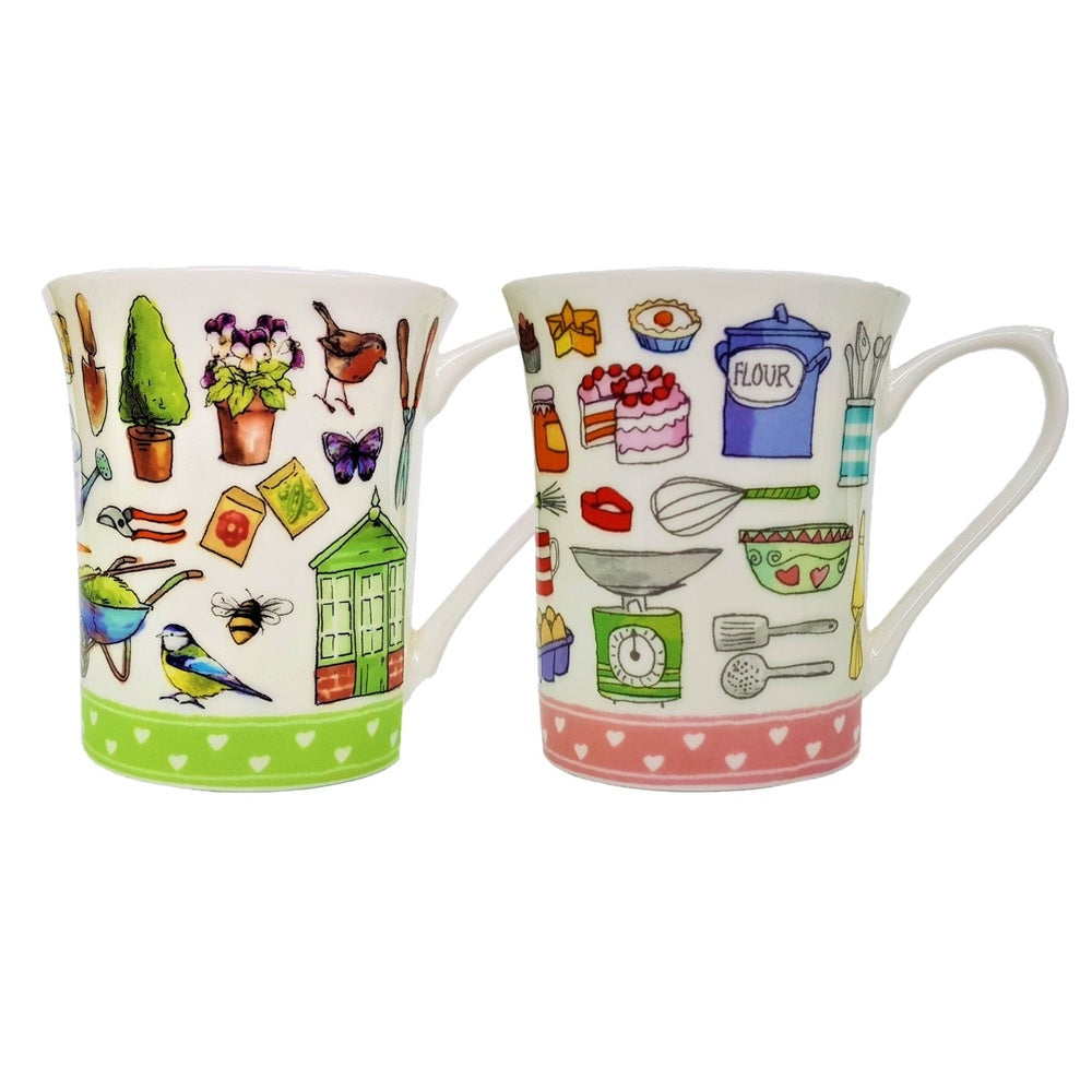 Queens By Churchill Living The Dream - Royale Mugs Set of 4