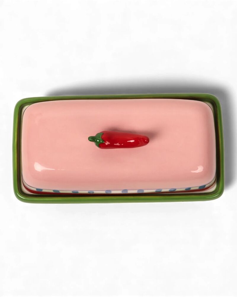 La La Land Beyond Seaview - Stoneware Hot Chilli Butter Dish