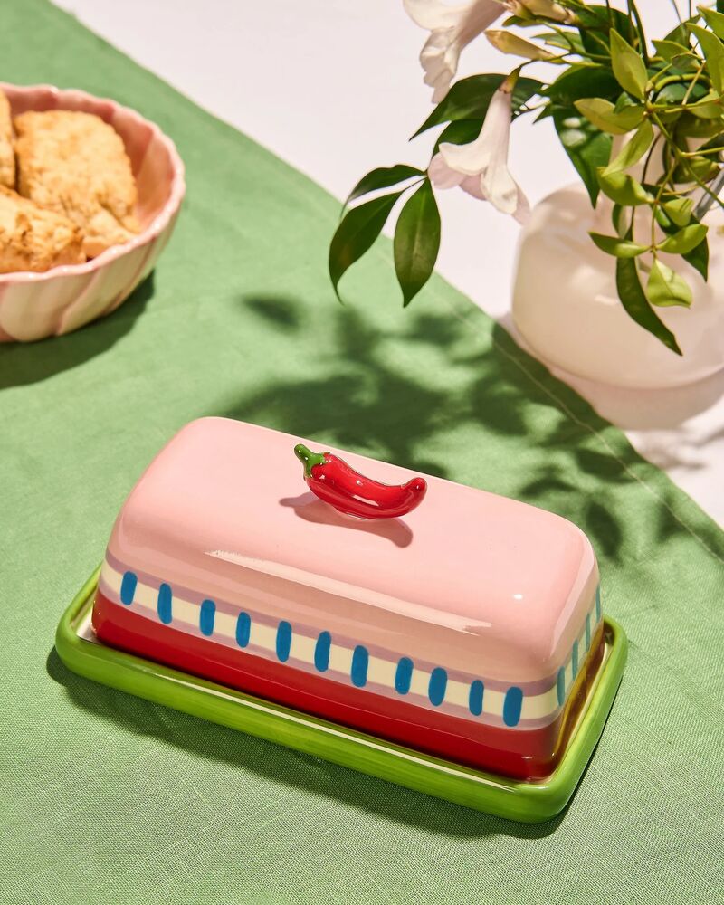 La La Land Beyond Seaview - Stoneware Hot Chilli Butter Dish