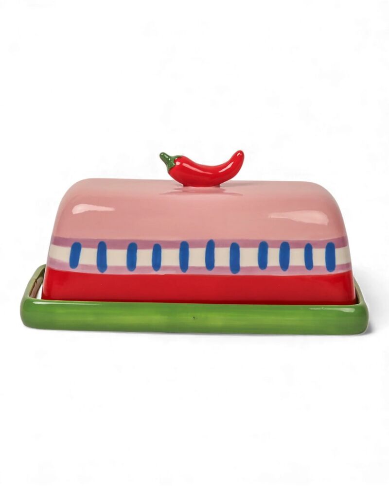 La La Land Beyond Seaview - Stoneware Hot Chilli Butter Dish