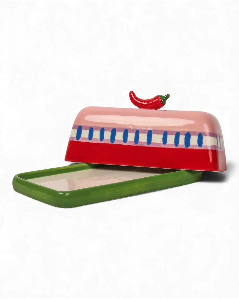 La La Land Beyond Seaview - Stoneware Hot Chilli Butter Dish