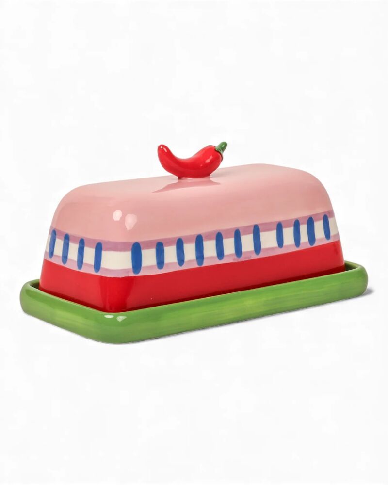 La La Land Beyond Seaview - Stoneware Hot Chilli Butter Dish