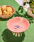 La La Land Beyond Blush - Stoneware Stand Flower Bowl