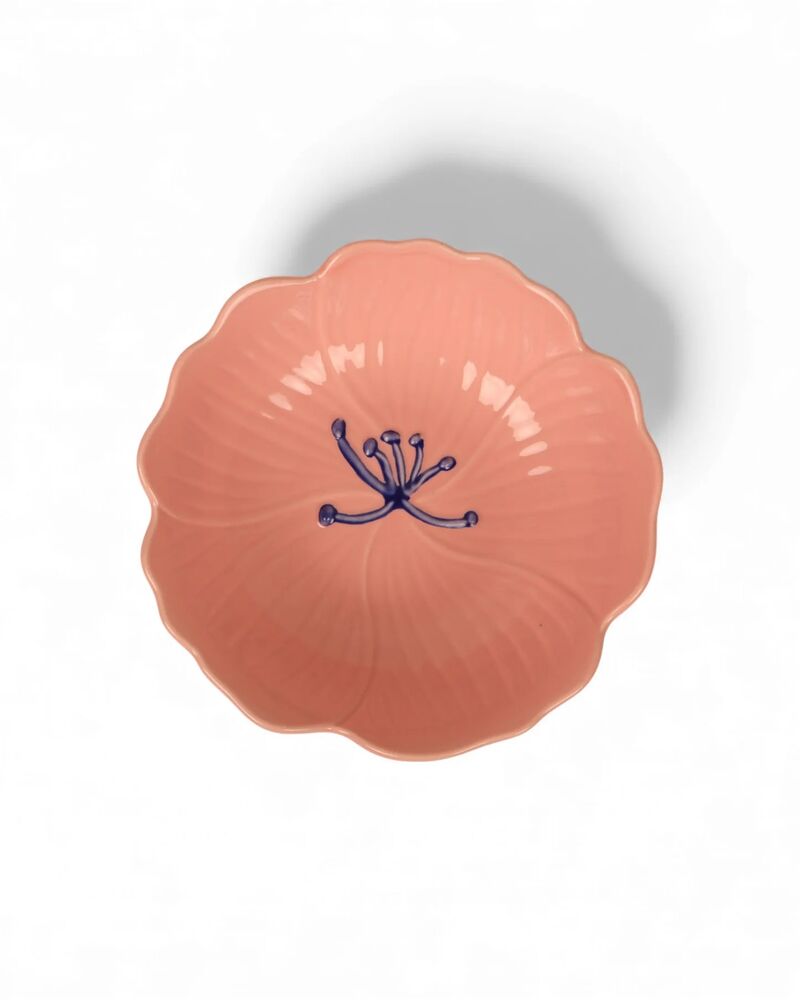 La La Land Beyond Blush - Stoneware Stand Flower Bowl