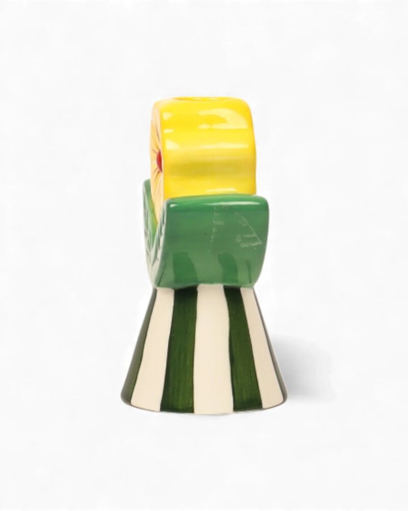 La La Land Beyond Retro Folk - Stoneware Candle Holder