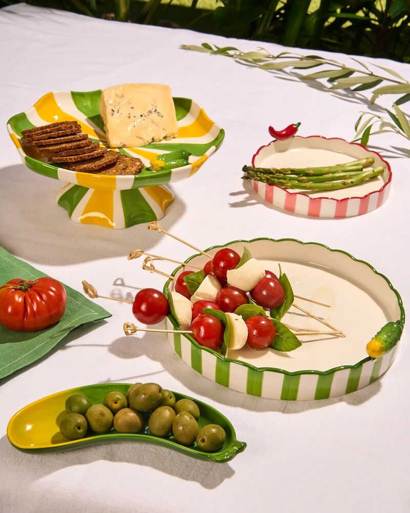 La La Land Beyond Seaview - Stoneware Dill Platter